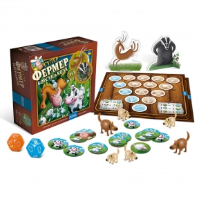 Настільна сімейна гра Суперфермер 3 в 1 Granna 84085