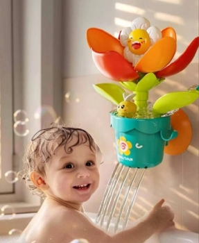 Гра для купання Квітка у горщику на присосці з лійкою, 850