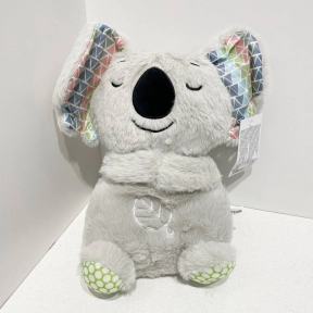 Інтерактивна іграшка для сну  “Коала” сплюшка з музикою, підсвіткою, дихає 853-4