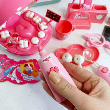 Набор стоматолога Челюсть - Единорог с инструментами и аксессуарами