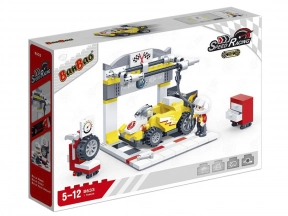 Конструктор "Скоростные гонки" (234 деталей) Шиномонтаж Banbao 8633
