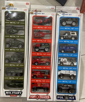 Набор металлических машинок в ассортименте, (3 вида), 8701/2/3