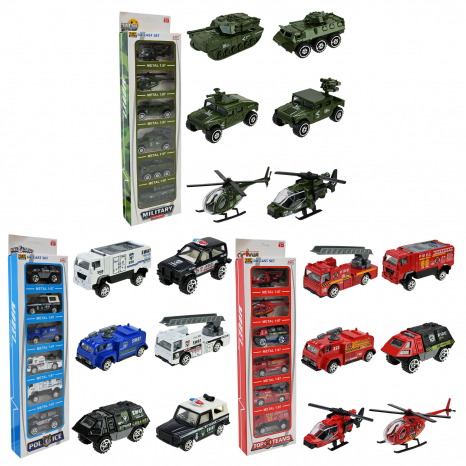 Набір металевих машинок в асортименті, (3 види), 8701/2/3