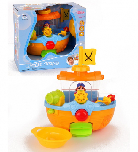 Набір для гри у ванній та купання Піратський корабель 8806