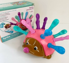 Їжак логічний сортер рожевий, 12 елементів, 8818-1