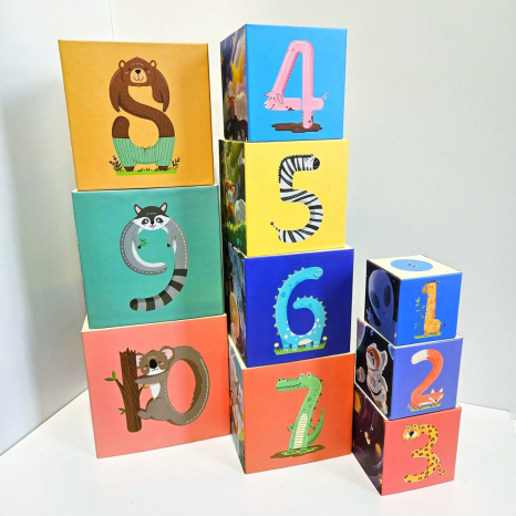 Развивающая игра башня 88630 кубики, пирамидка, ростомер, фигуры, цифры, счет