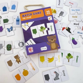 Пазли - асоціації Вивчаємо кольори Match game The colour