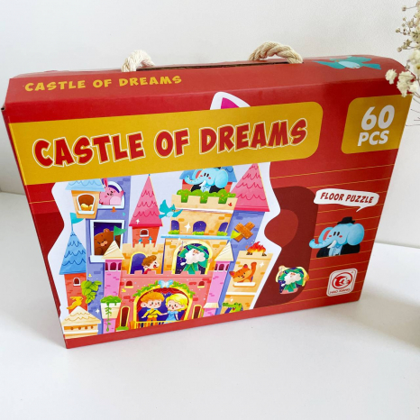 Картонні дитячі пазли “Палац мрій”, 60 елементів