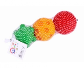 Текстурные сенсорные мячики пискавки для ваной, арт.8966