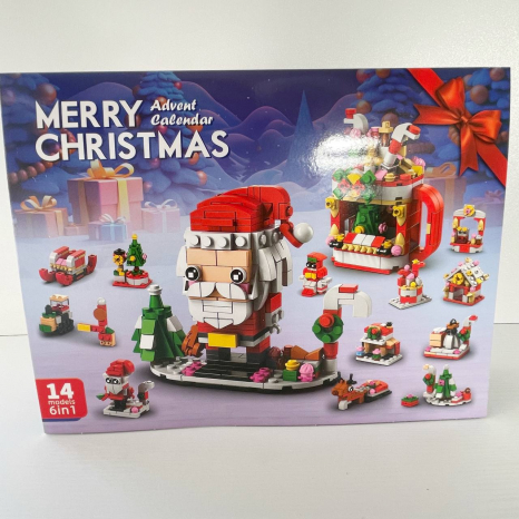 Адвент-календар конструктор Санта 8972-6