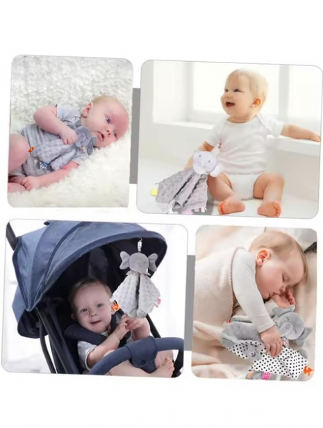 Брязкальце комфортер  "Слоненя"  YG Toys 898-8105