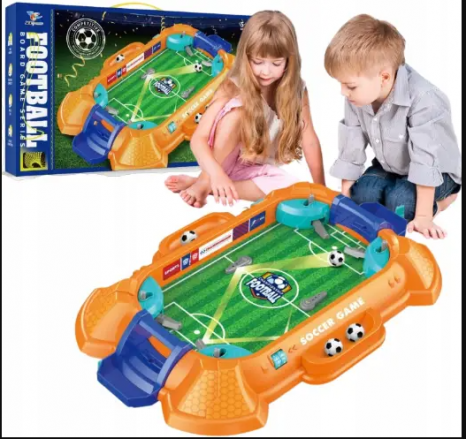 Настільний дитячий футбол 2 м’ячики, механічне табло, в коробці