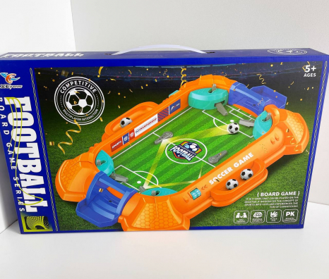 Настільний дитячий футбол 2 м’ячики, механічне табло, в коробці