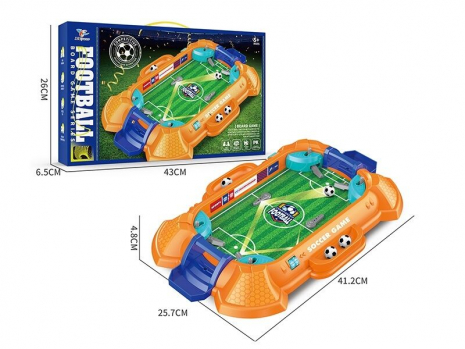 Настільний дитячий футбол 2 м’ячики, механічне табло, в коробці