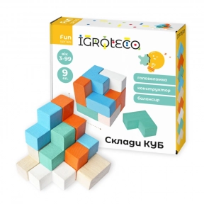 Конструктор-балансир-головоломка Збери куб Ігротеко