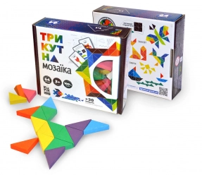 Деревянная треугольная мозаика. igroteco. 900194