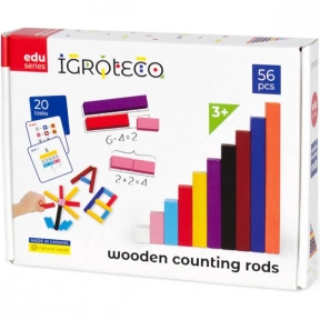 Палички для лічби (за методикою Кюїзенера) 56 шт. Ігротеко. 900385