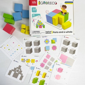 Логические кубики "Части и целое" Игротеко 900460