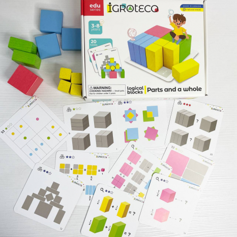 Логічні кубики "Частини і ціле" Ігротеко 900460