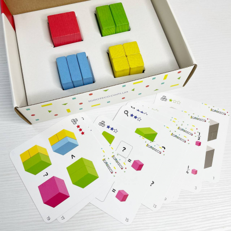 Логічні кубики "Частини і ціле" Ігротеко 900460