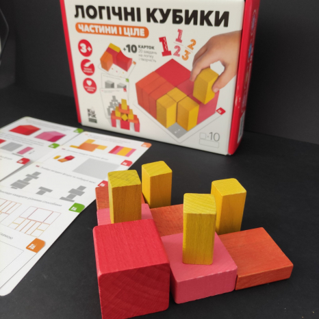 Логічні кубики "Частини і ціле" Ігротеко 900460