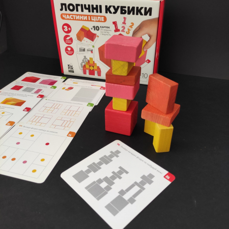 Логічні кубики "Частини і ціле" Ігротеко 900460