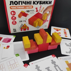 Логічні кубики "Частини і ціле" Ігротеко 900460