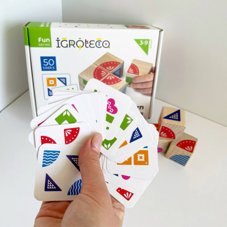 Логічні кубики "Склади візерунок" Ігротеко. 900477