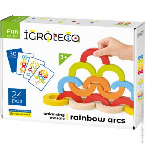 Дерев'яна мозаїка Веселкові дуги Ігротеко 900507