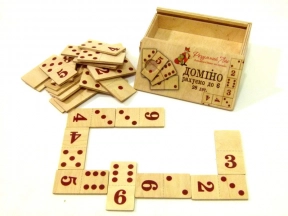 Деревянная игрушка Домино Счет до 6-ти 90051 Розумний лис