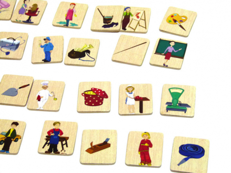 Дерев'яні половинки асоціації Професії 90052 Розумний лис