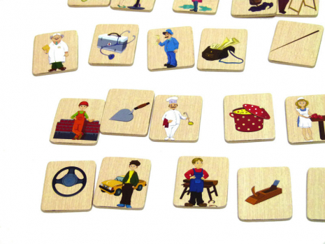 Дерев'яні половинки асоціації Професії 90052 Розумний лис