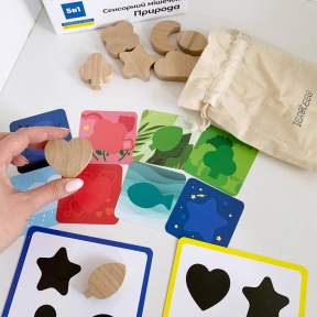 Сенсорний мішечок "Природа" Форми та тіні 900590. Igroteco