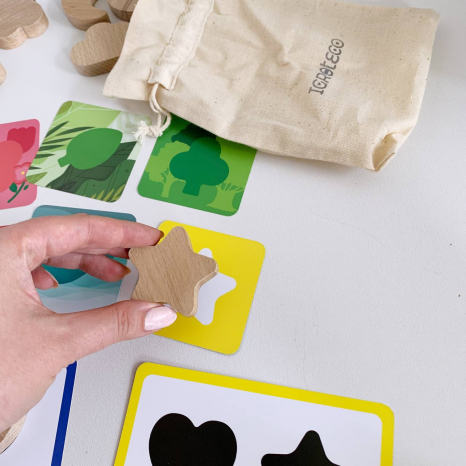 Сенсорний мішечок "Природа" Форми та тіні 900590. Igroteco