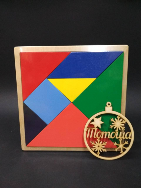 Дерев'яний танграм (великий) 90073 Розумний Лис