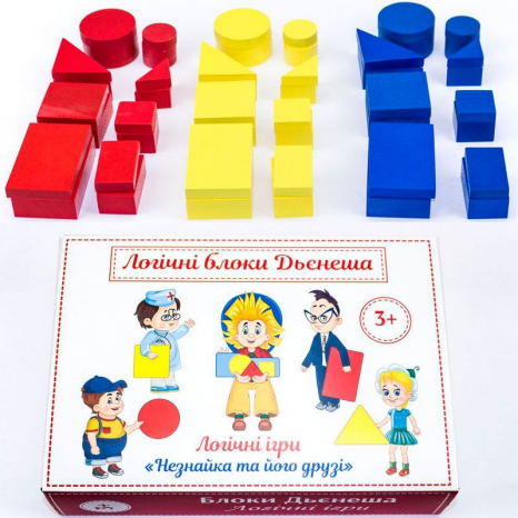 Дерев'яні блоки Дьєнеша, в коробці, 90079 Розумний лис