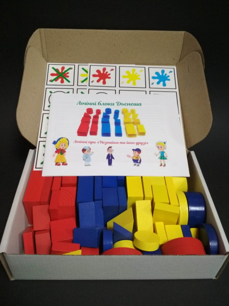 Дерев'яні блоки Дьєнеша, в коробці, 90079 Розумний лис