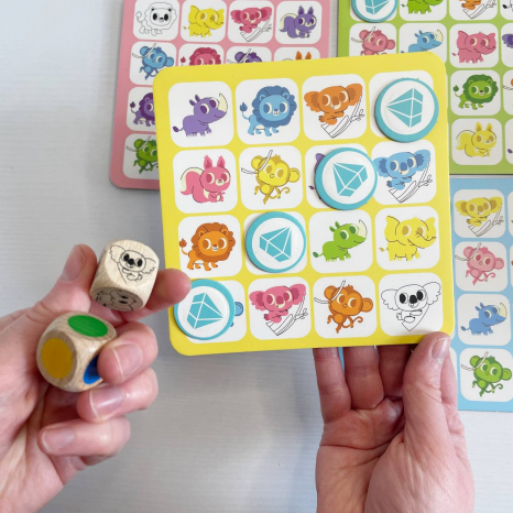 Розумне лото "Кольорові звірята"  Ігротеко 900804