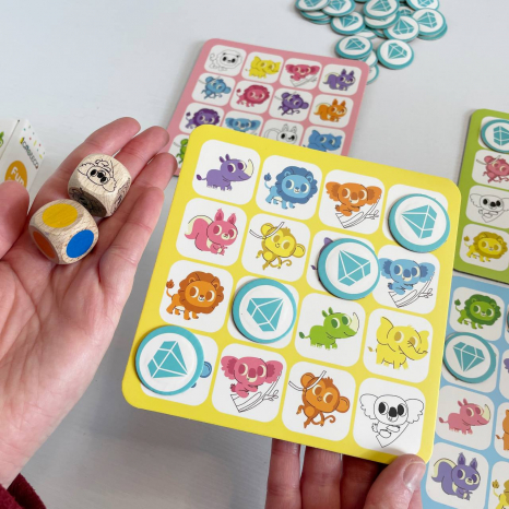 Розумне лото "Кольорові звірята"  Ігротеко 900804