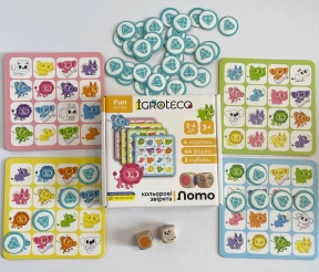 Розумне лото "Кольорові звірята"  Ігротеко 900804