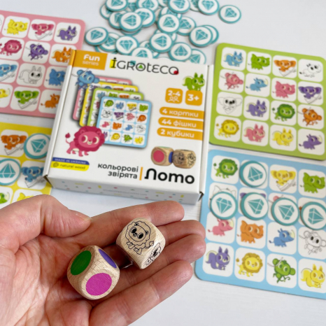 Розумне лото "Кольорові звірята"  Ігротеко 900804