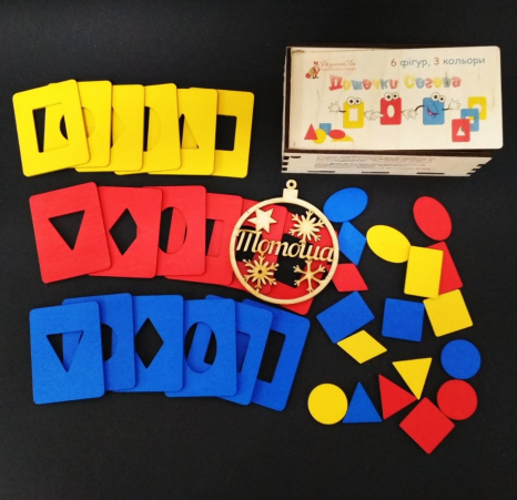 Деревянные доски Сегена, разборные картинки 90111 Розумний Лис