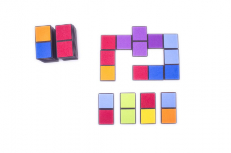 Дерев'яна гра Кольорове доміно 90148 Розумний лис