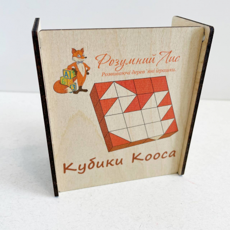 Дерев'яна розвиваюча гра Кубики Коса (Кооса)