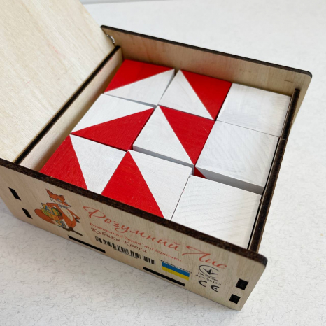 Дерев'яна розвиваюча гра Кубики Коса (Кооса)