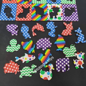 Деревянные доски Сегена, Животные 90174 Розумний Лис