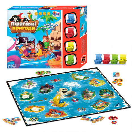 Дитяча настільна гра Піратські пригоди Fun Game, 90177
