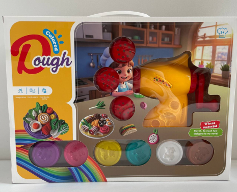 Набір з тістом для ліплення, екструдер у вигляді м'ясорубки 9027