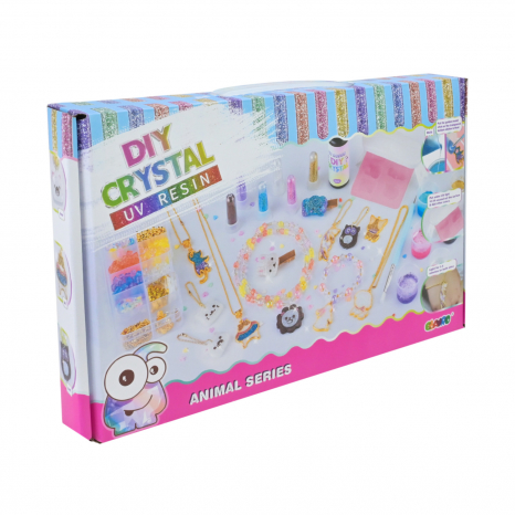 Набор для творчества: изготовление украшений из смолы с лампой 9090E-3 (цена за 1 набор)