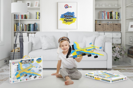 Конструктор металевий "Мрія" 1110 деталей 9178 Технок